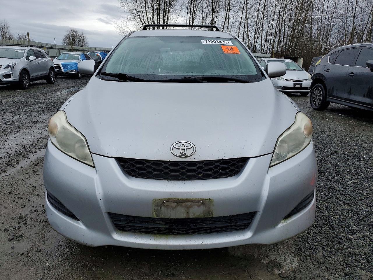 2010 Toyota Matrix Base Silver vin: 2T1KU4EE8AC287720