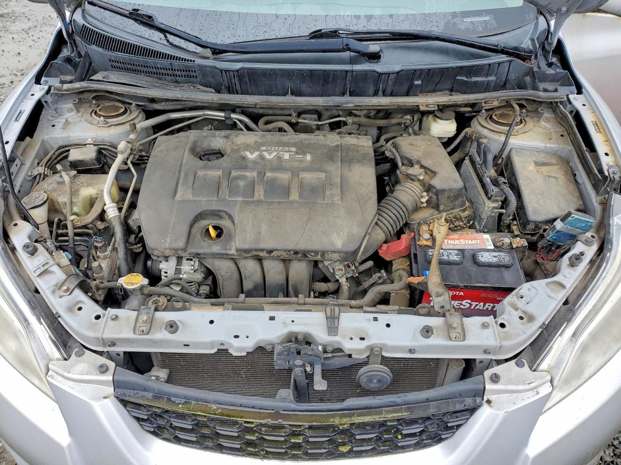 2010 Toyota Matrix Base Silver vin: 2T1KU4EE8AC287720