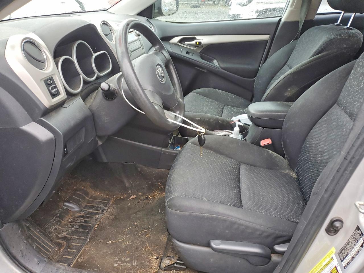 2010 Toyota Matrix Base Silver vin: 2T1KU4EE8AC287720