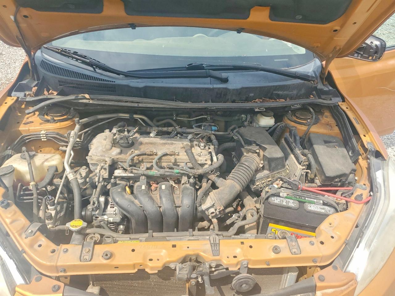 2010 Toyota Corolla Orange vin: 2T1KU4EE8AC304130