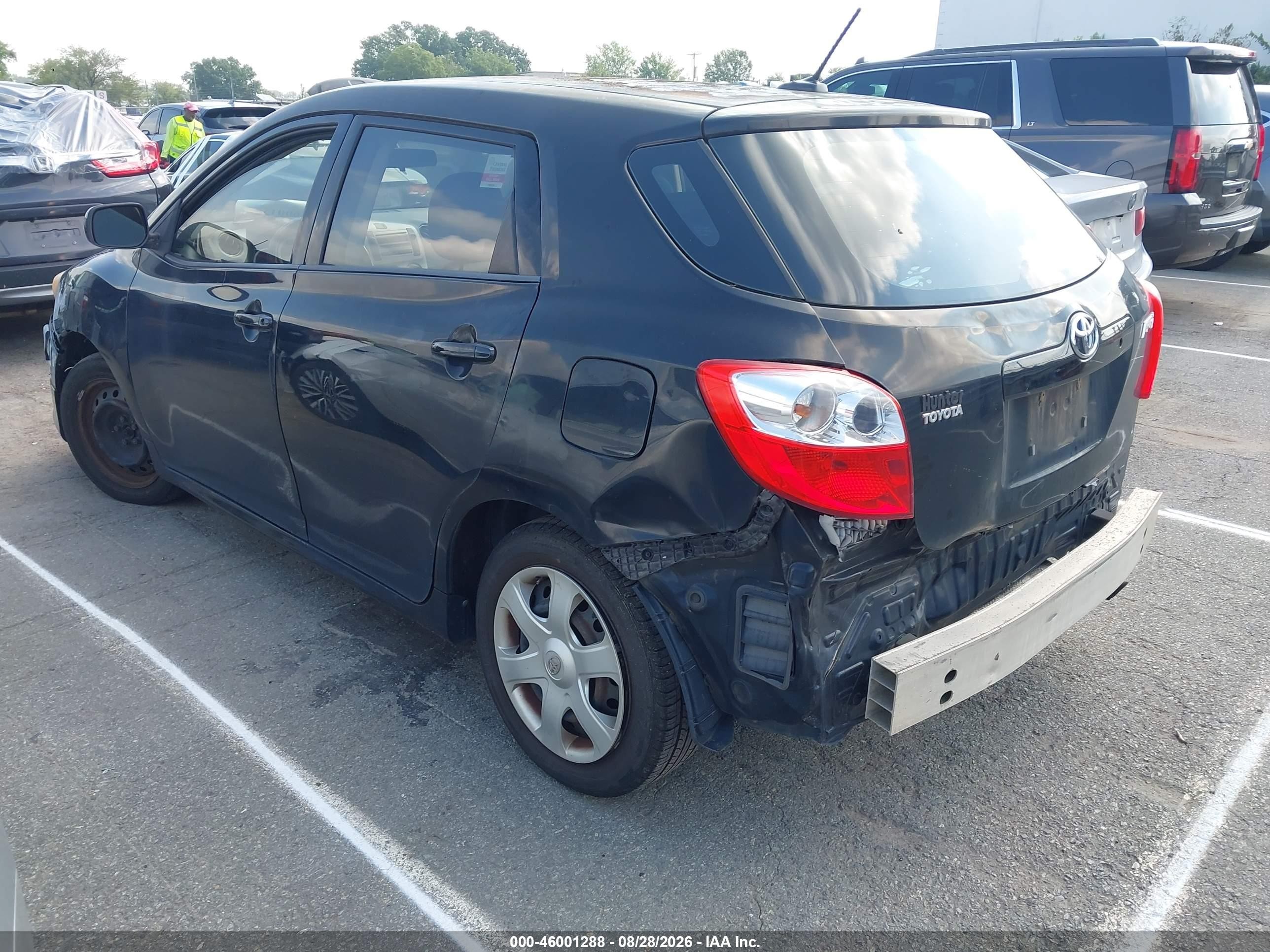 2010 Toyota Matrix   Черный vin: 2T1KU4EE8AC310395