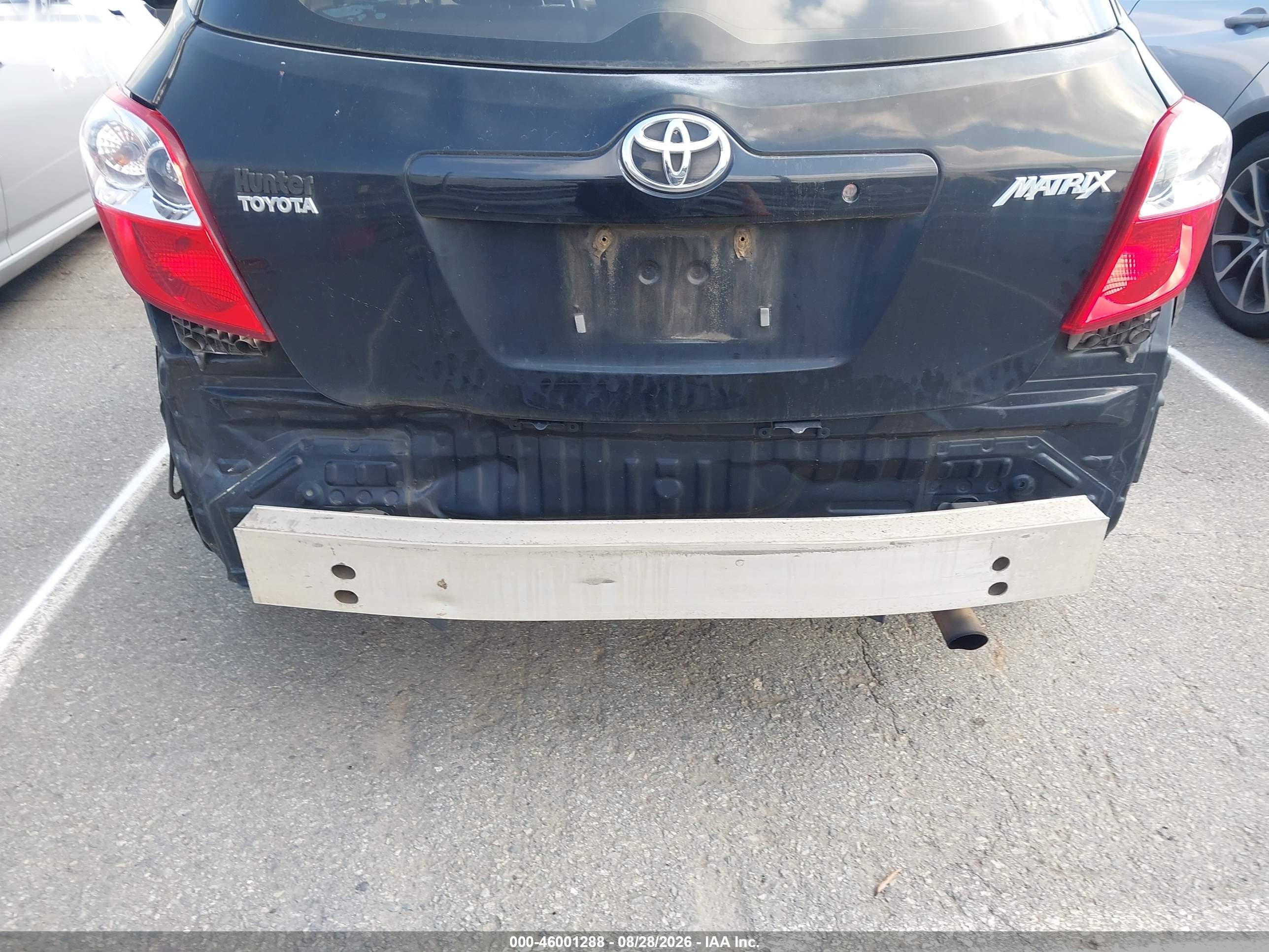 2010 Toyota Matrix   Черный vin: 2T1KU4EE8AC310395