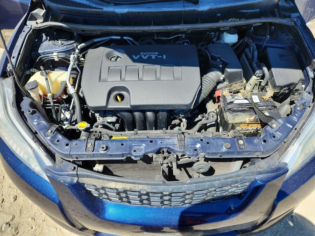 2010 Toyota Matrix Base Blue vin: 2T1KU4EE8AC322420