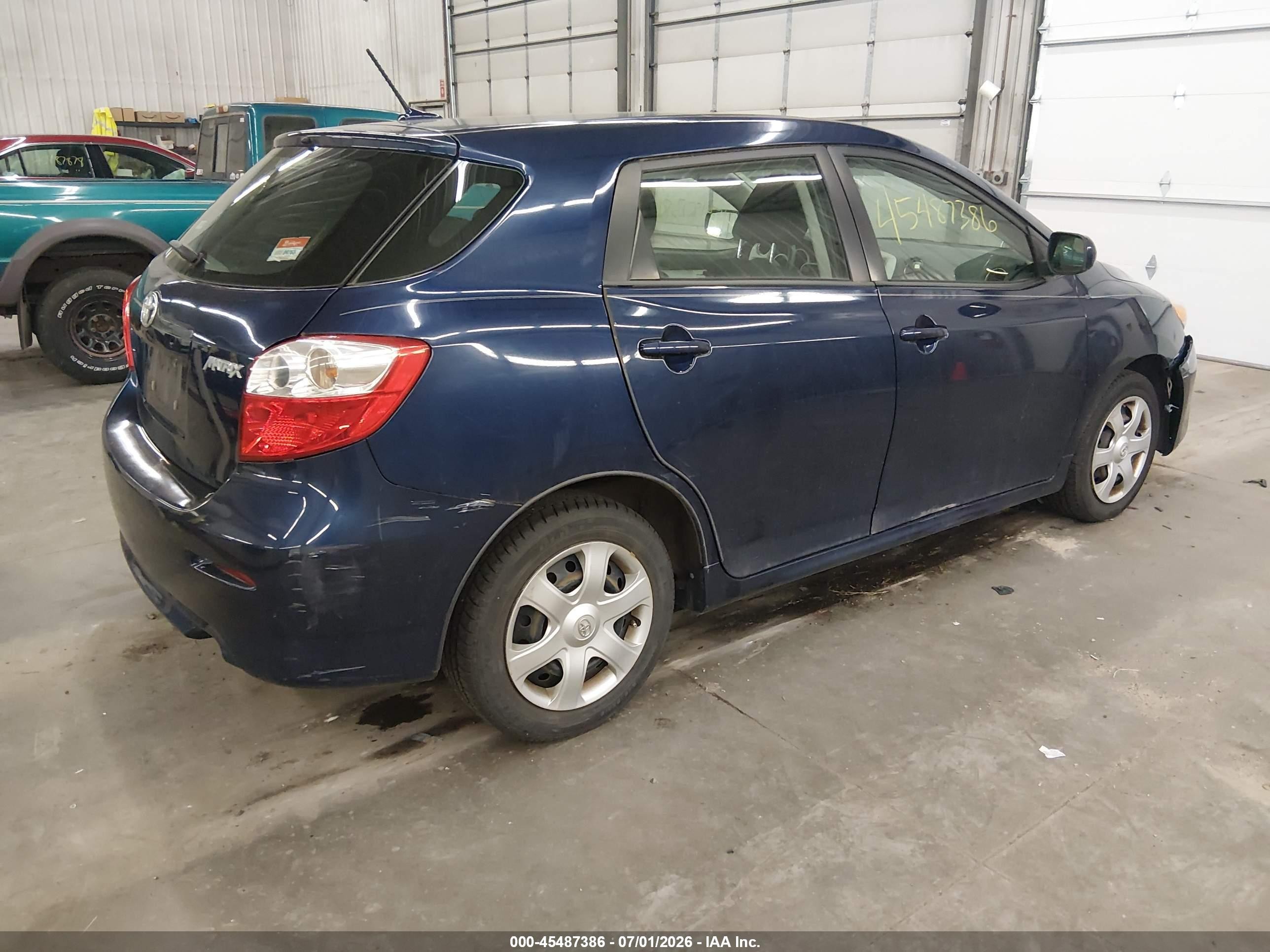 2010 Toyota Matrix   Dark Blue vin: 2T1KU4EE8AC486590