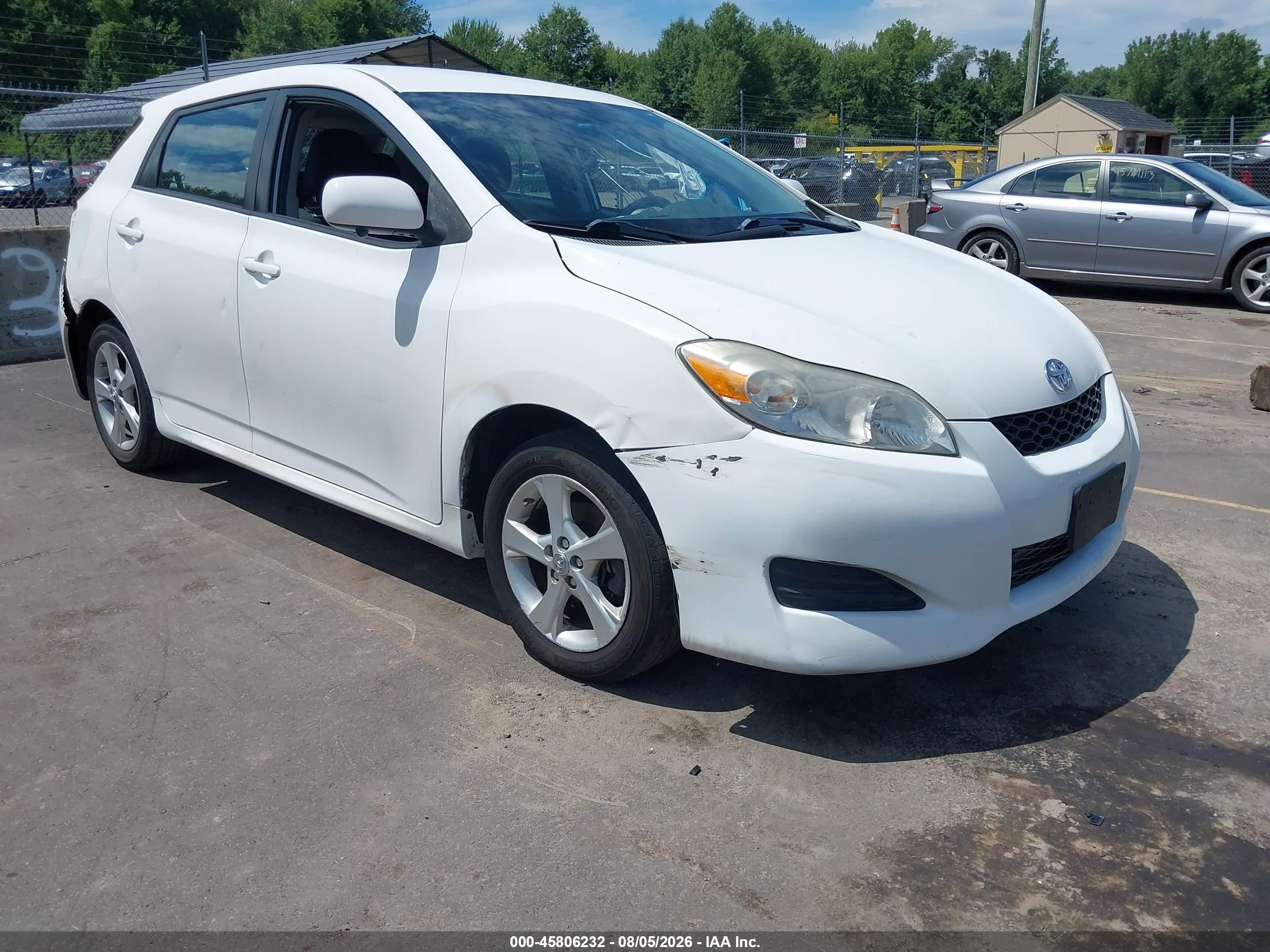 2011 Toyota Matrix Белый vin: 2T1KU4EE8BC752093