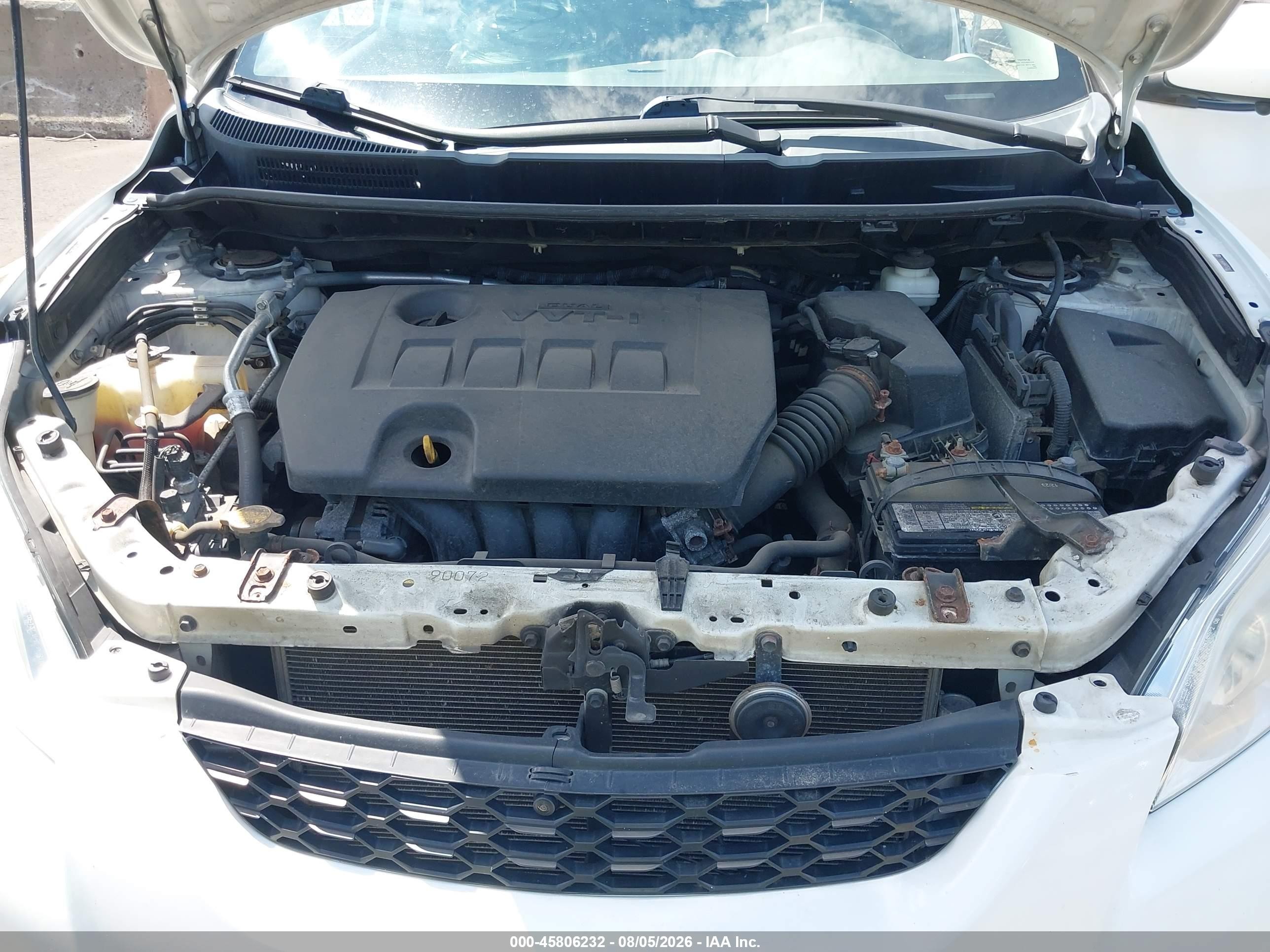 2011 Toyota Matrix Белый vin: 2T1KU4EE8BC752093
