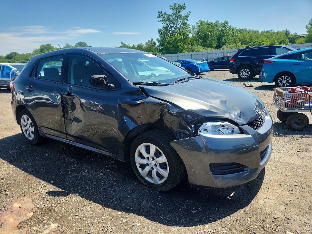 2012 Toyota Matrix L Gray vin: 2T1KU4EE8CC870291