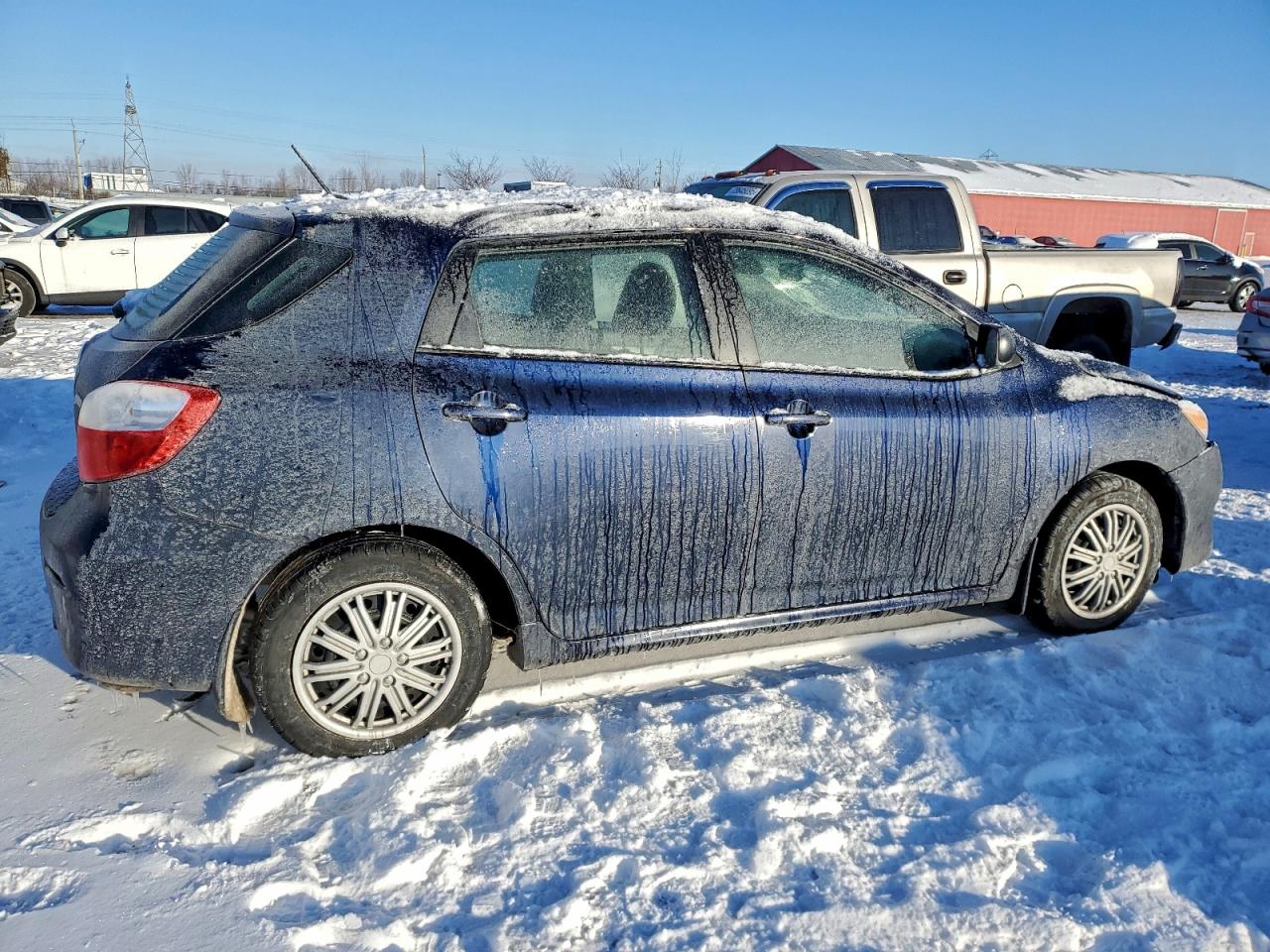 2014 Toyota Matrix Base Blue vin: 2T1KU4EE8EC132736