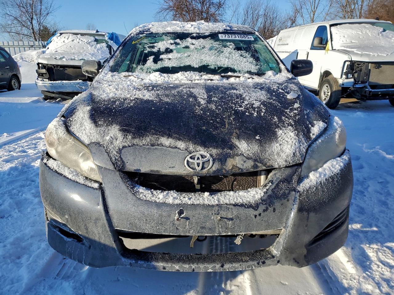 2014 Toyota Matrix Base Blue vin: 2T1KU4EE8EC132736
