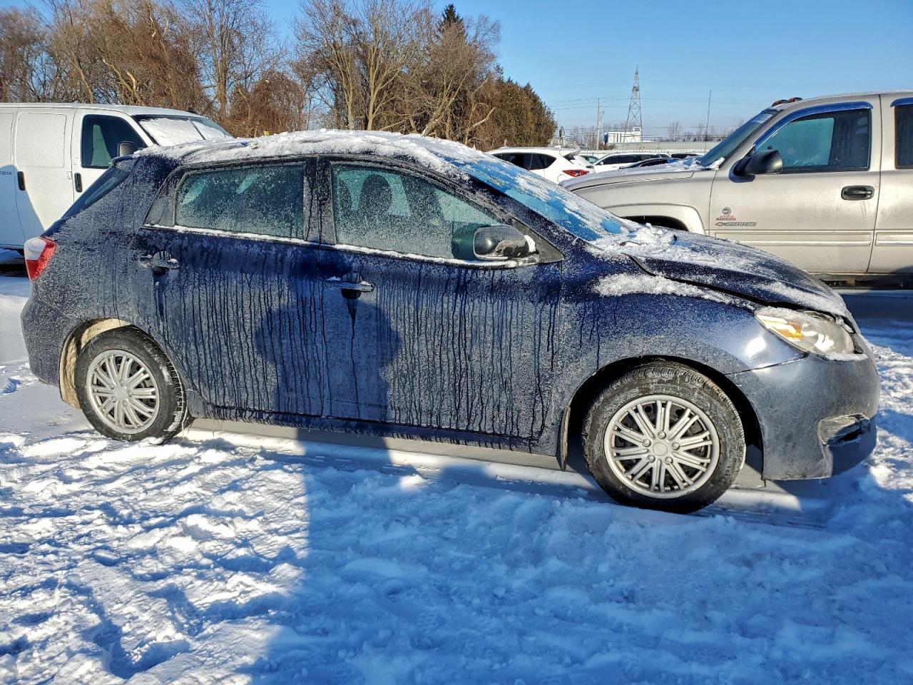 2014 Toyota Matrix Base Blue vin: 2T1KU4EE8EC132736