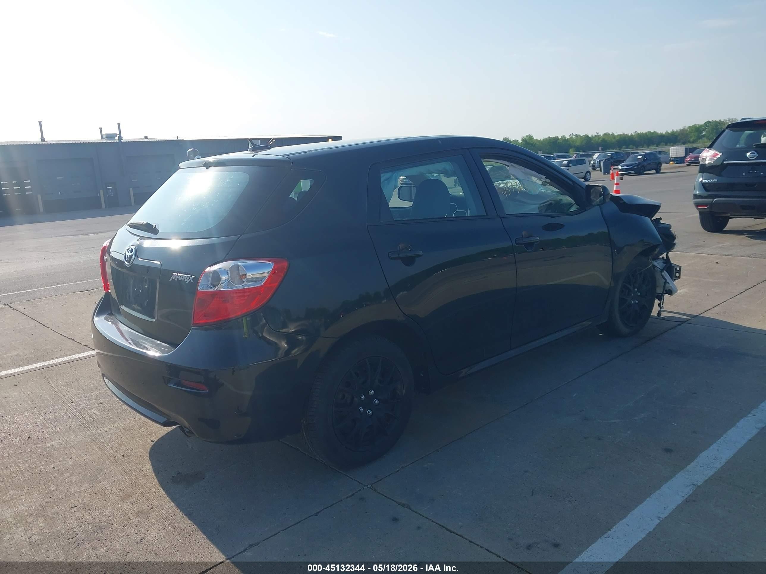 2010 Toyota Matrix   Black vin: 2T1KU4EE9AC209656