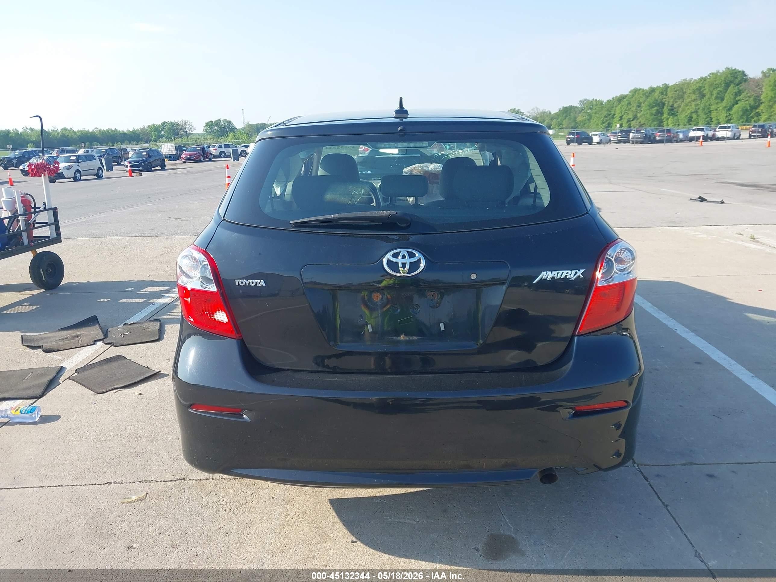 2010 Toyota Matrix   Black vin: 2T1KU4EE9AC209656