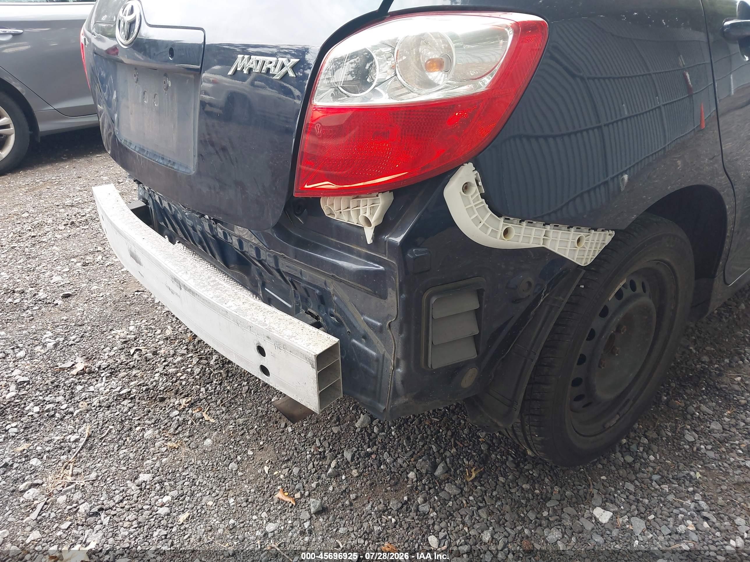 2010 Toyota Matrix Blue vin: 2T1KU4EE9AC254483