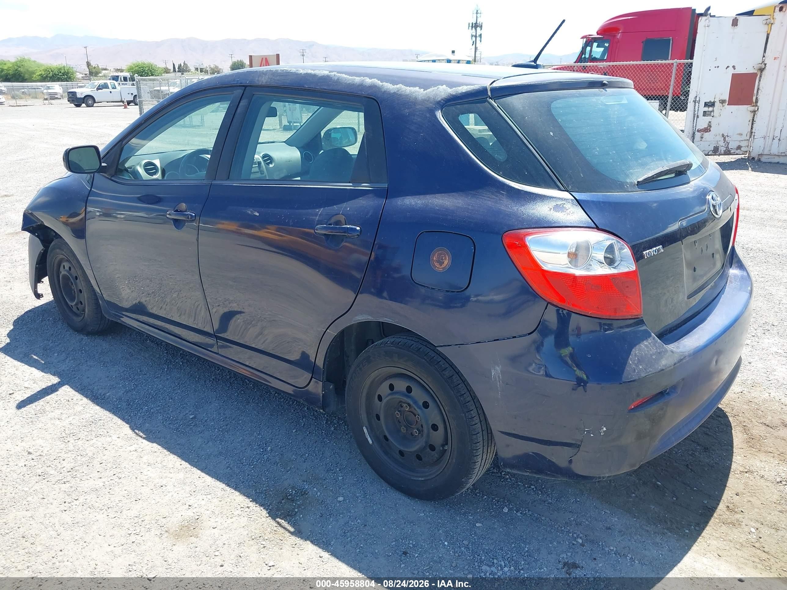 2010 Toyota Matrix   Blue vin: 2T1KU4EE9AC278041