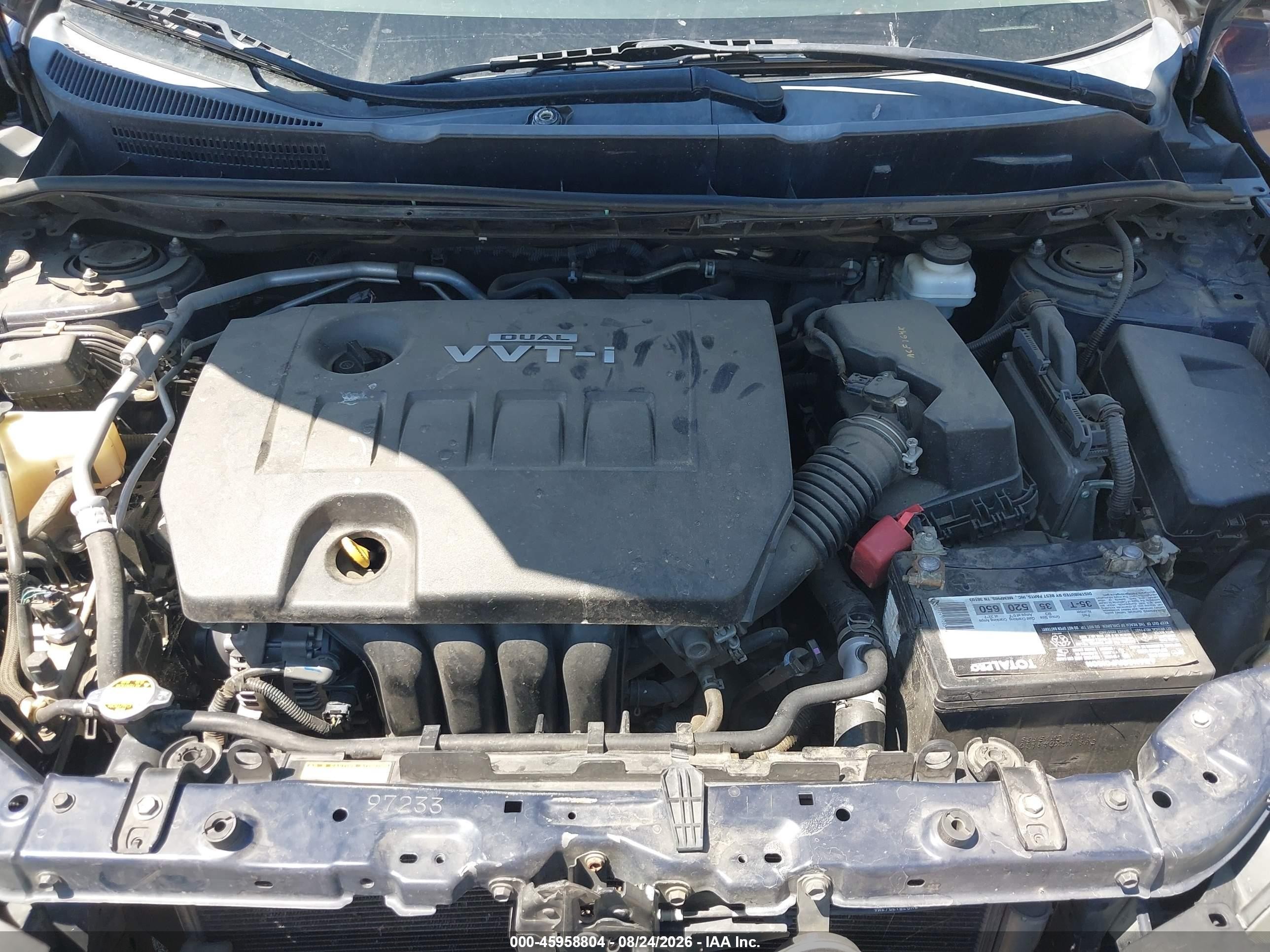 2010 Toyota Matrix   Blue vin: 2T1KU4EE9AC278041