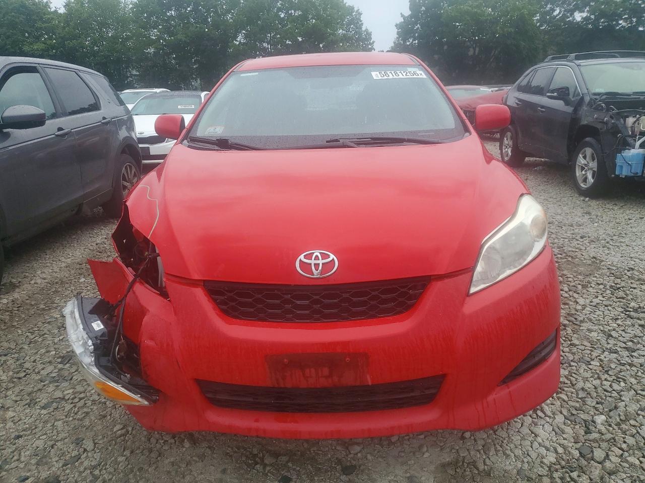 2010 Toyota Matrix Base Red vin: 2T1KU4EE9AC370850