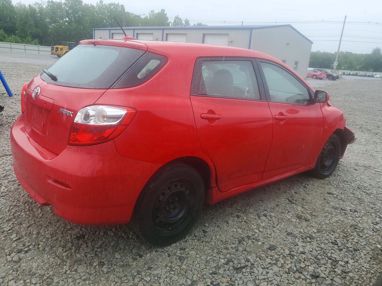 2010 Toyota Matrix Base Red vin: 2T1KU4EE9AC370850