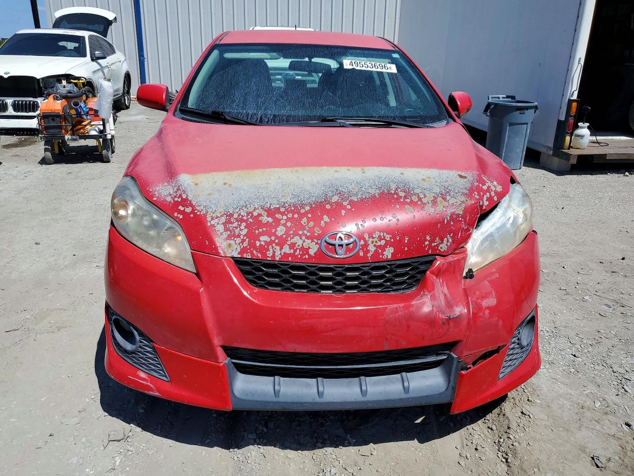 2010 Toyota Matrix Base Red vin: 2T1KU4EE9AC471810