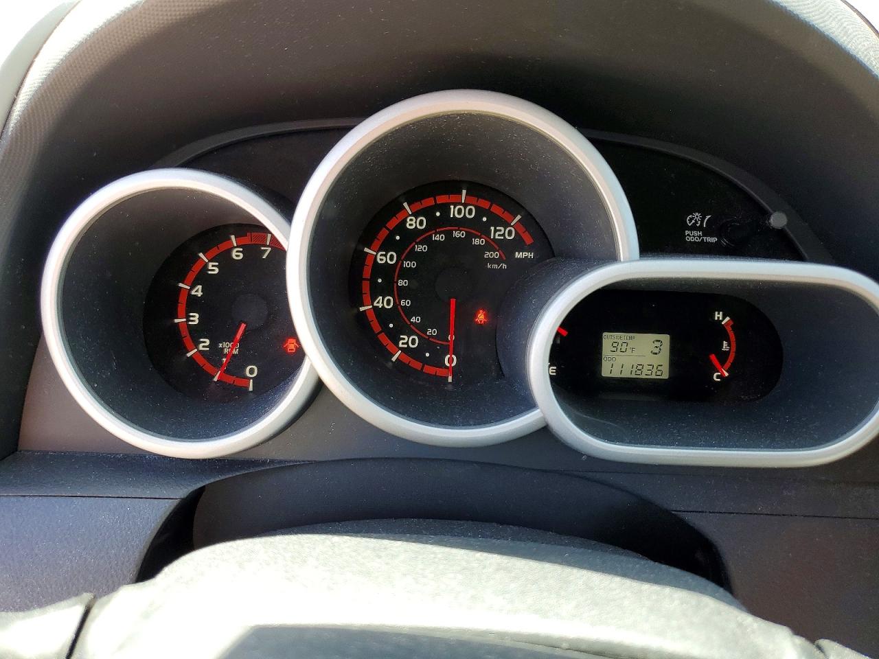2010 Toyota Matrix Base Red vin: 2T1KU4EE9AC471810