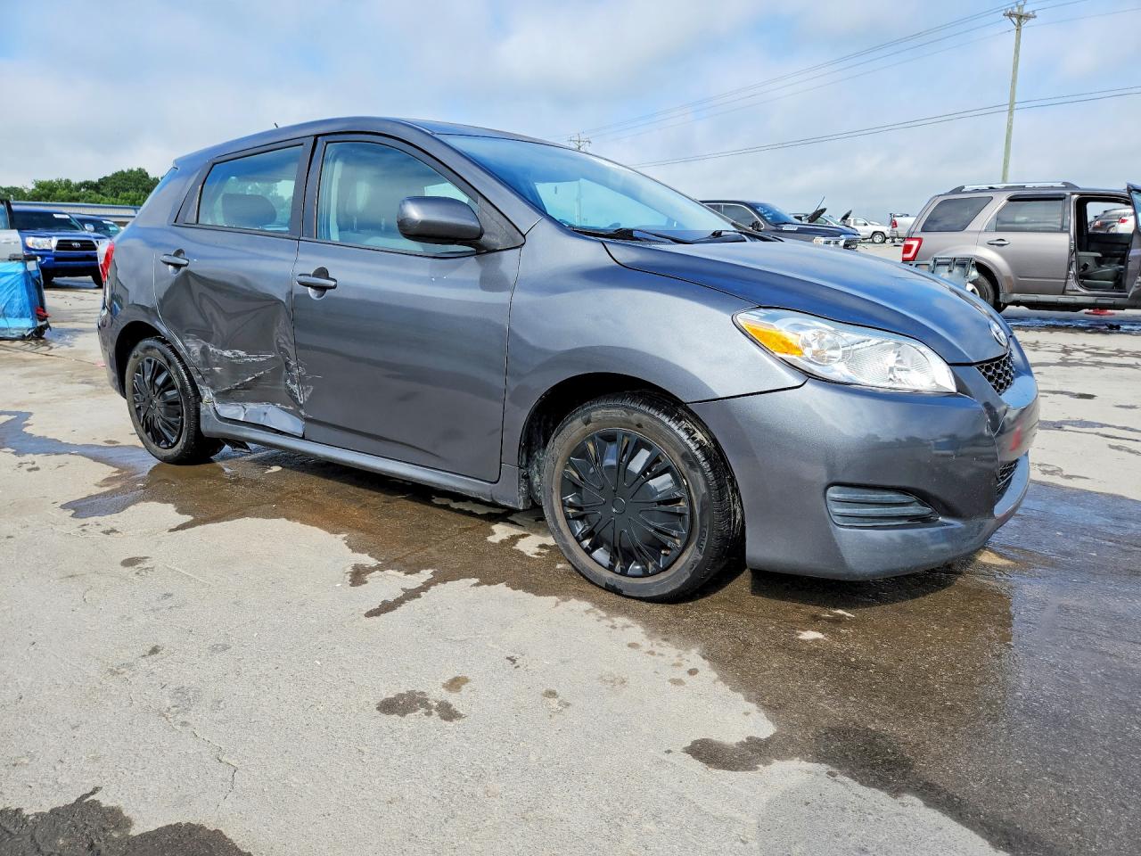 2010 Toyota Matrix Base Gray vin: 2T1KU4EE9AC472357
