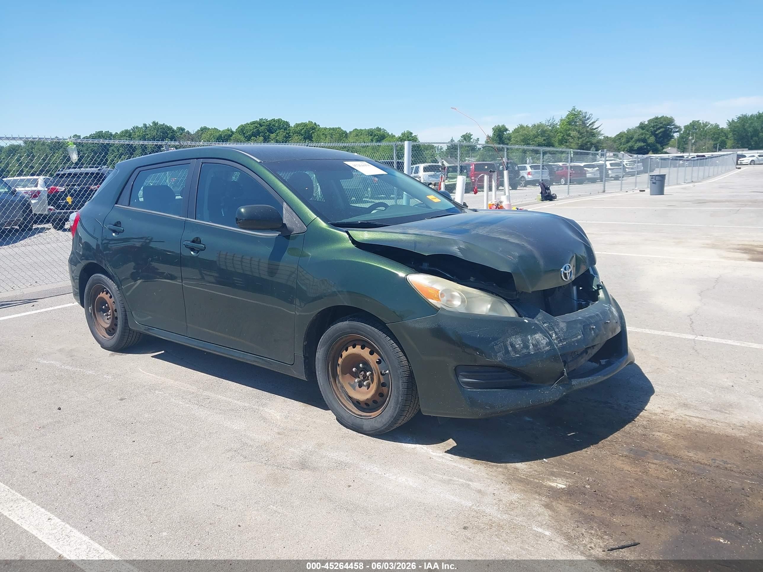 2011 Toyota Matrix   Зеленый vin: 2T1KU4EE9BC555191