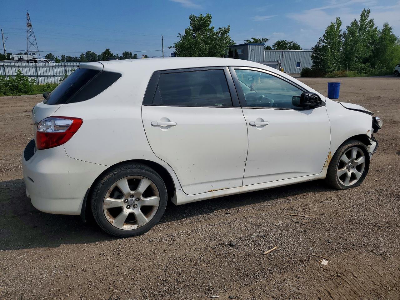 2011 Toyota Matrix White vin: 2T1KU4EE9BC665478