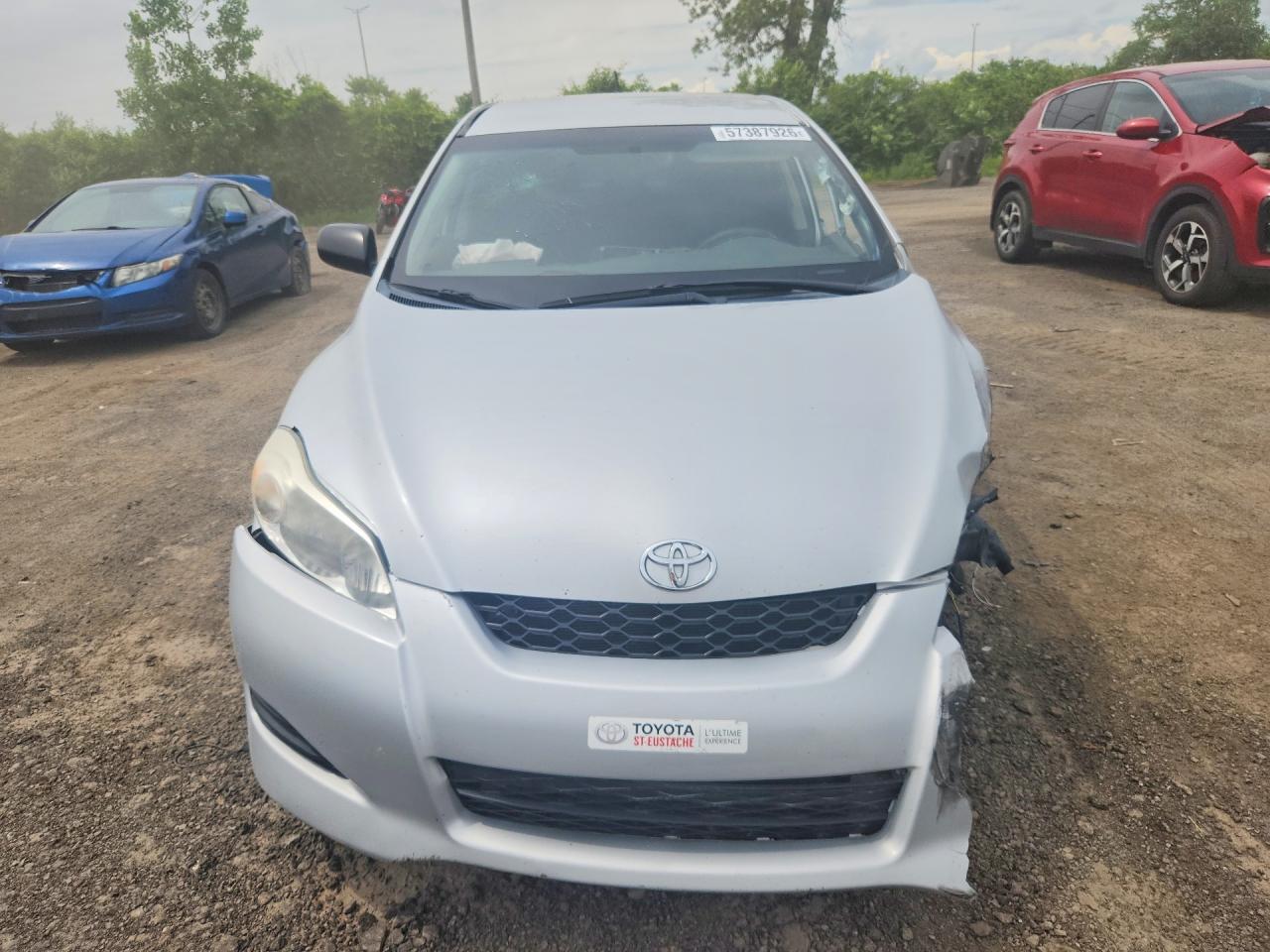 2014 Toyota Matrix Base Silver vin: 2T1KU4EE9EC129294