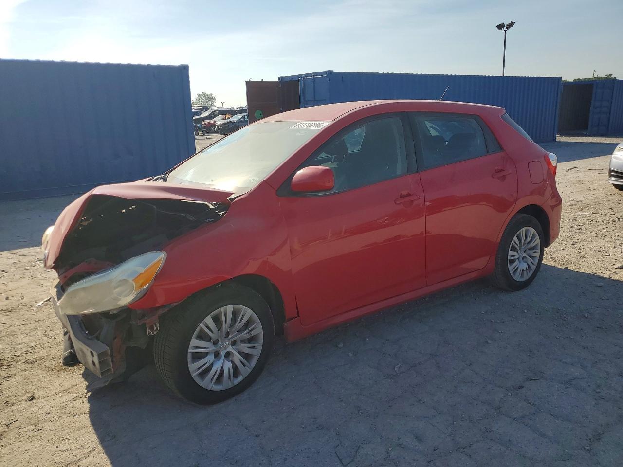 2010 Toyota Matrix Base Red vin: 2T1KU4EEXAC290585