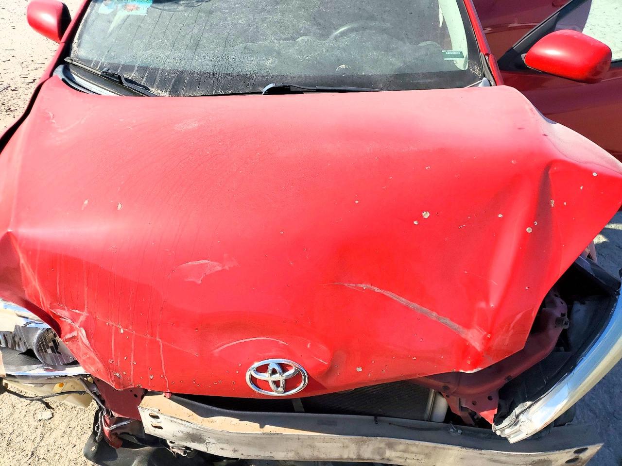 2010 Toyota Matrix Base Red vin: 2T1KU4EEXAC290585