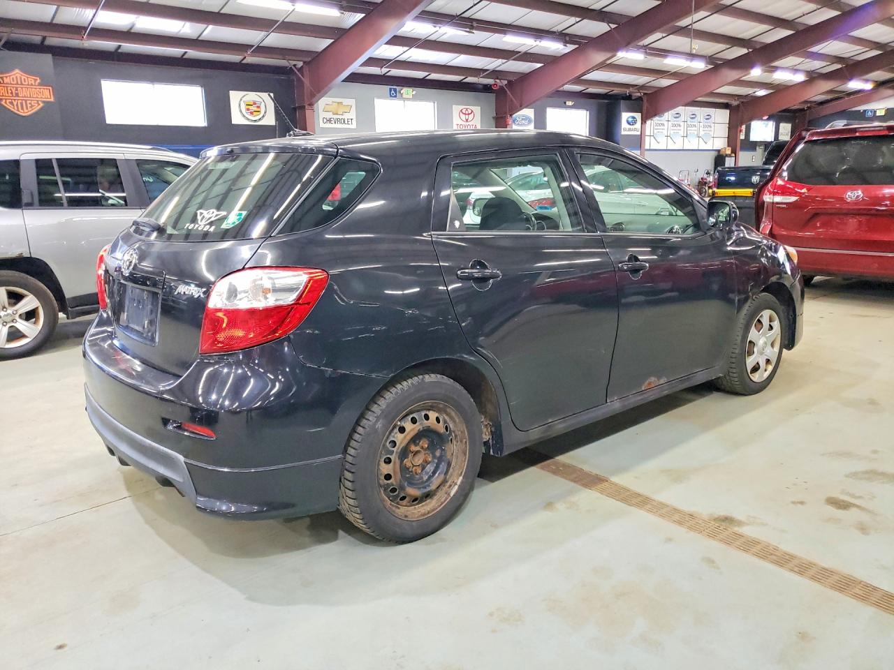 2010 Toyota Matrix Base Black vin: 2T1KU4EEXAC294829