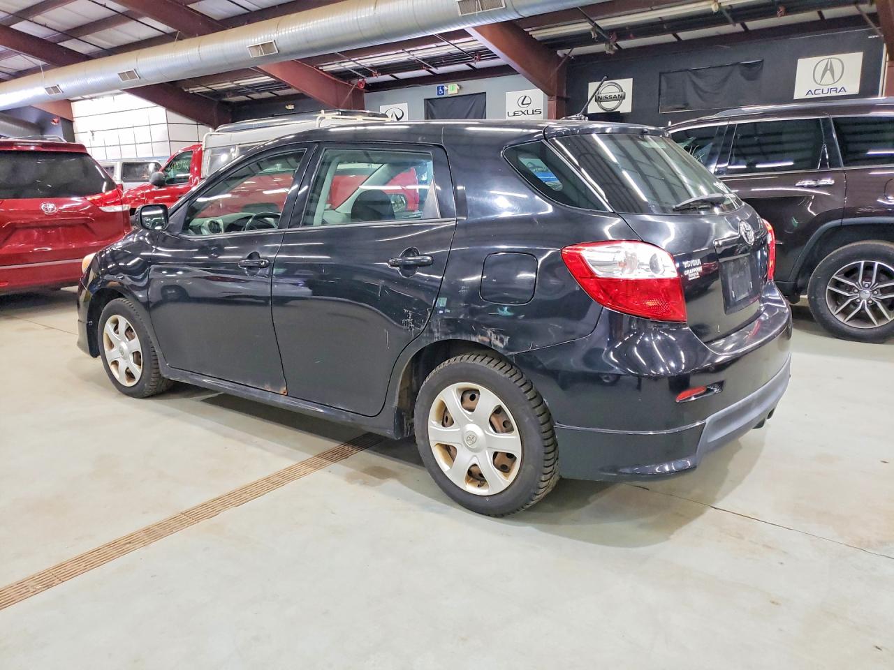 2010 Toyota Matrix Base Black vin: 2T1KU4EEXAC294829