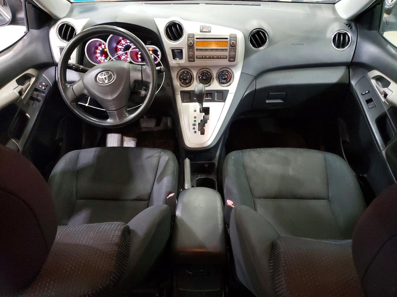2010 Toyota Matrix Base Black vin: 2T1KU4EEXAC294829