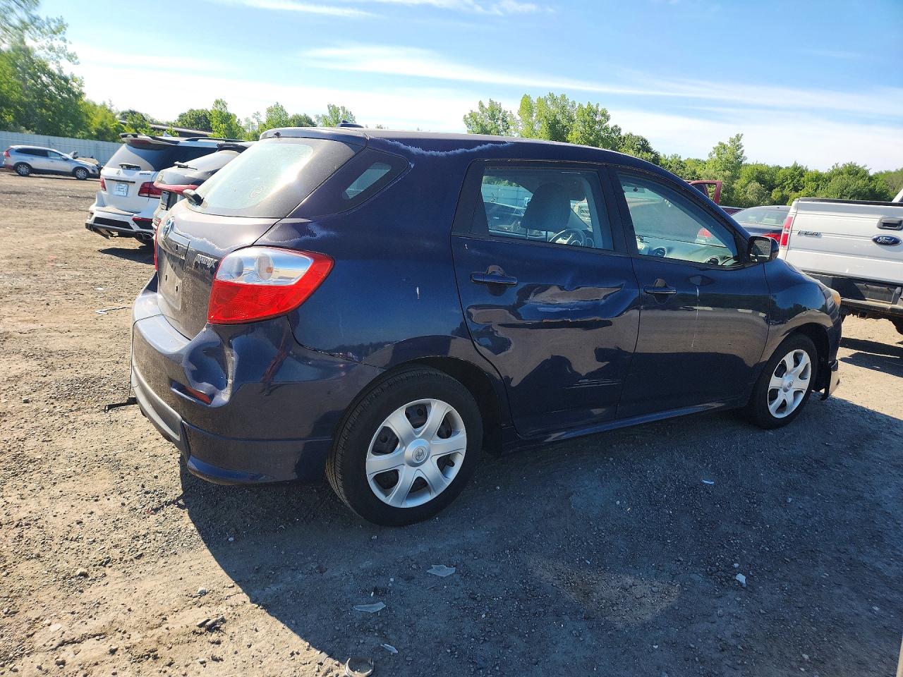 2010 Toyota Matrix Base Blue vin: 2T1KU4EEXAC309359