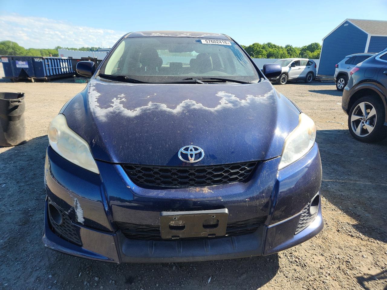 2010 Toyota Matrix Base Blue vin: 2T1KU4EEXAC309359