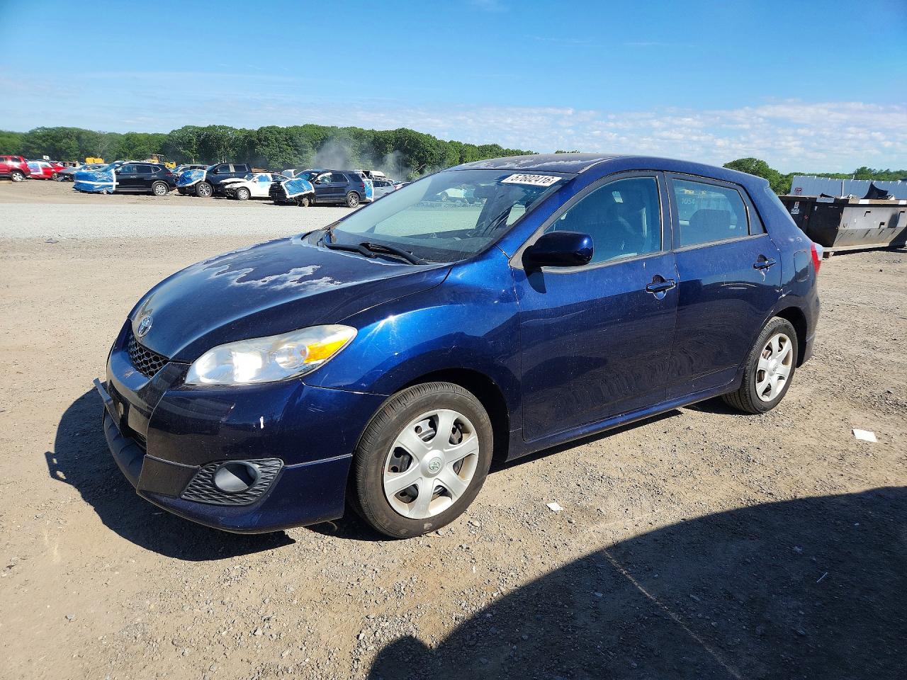 2010 Toyota Matrix Base Blue vin: 2T1KU4EEXAC309359