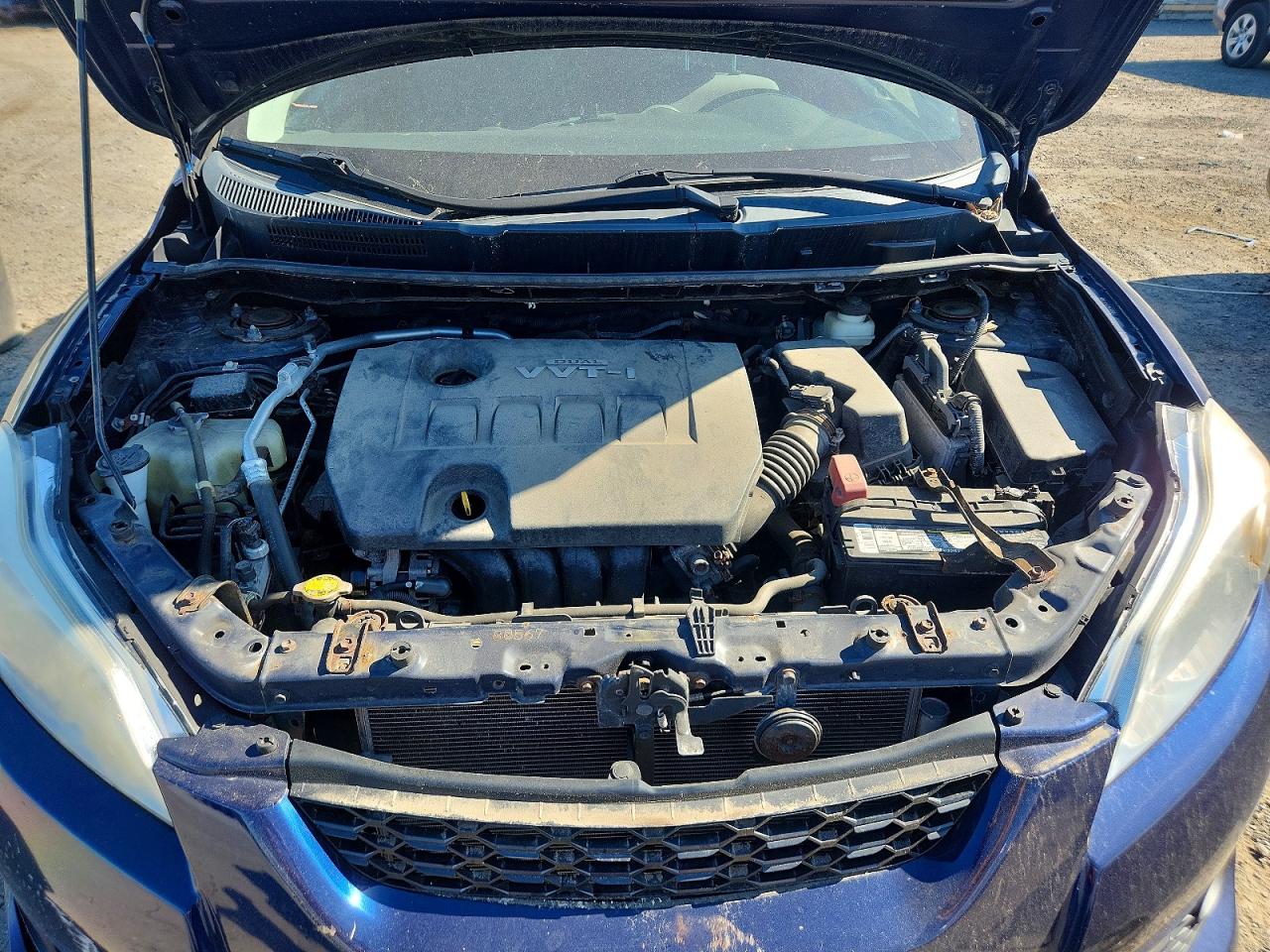 2010 Toyota Matrix Base Blue vin: 2T1KU4EEXAC309359