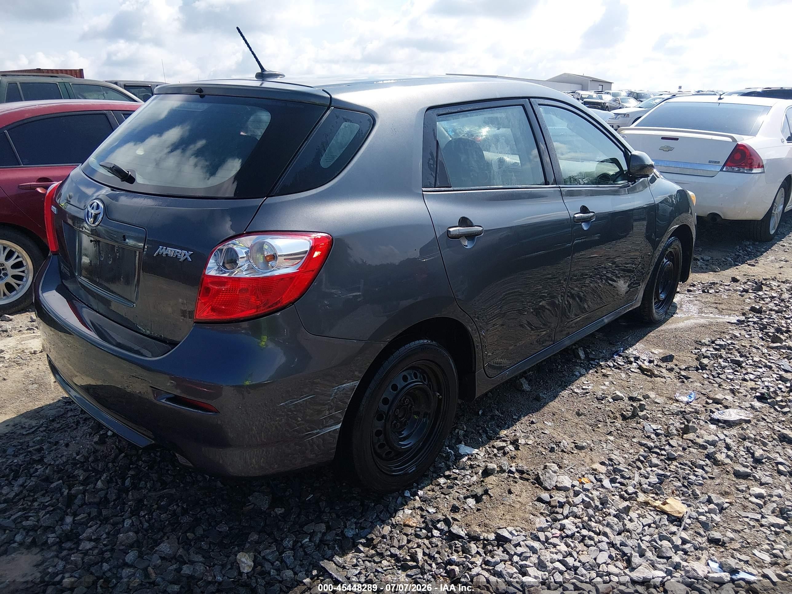 2010 Toyota Matrix   Gray vin: 2T1KU4EEXAC512574
