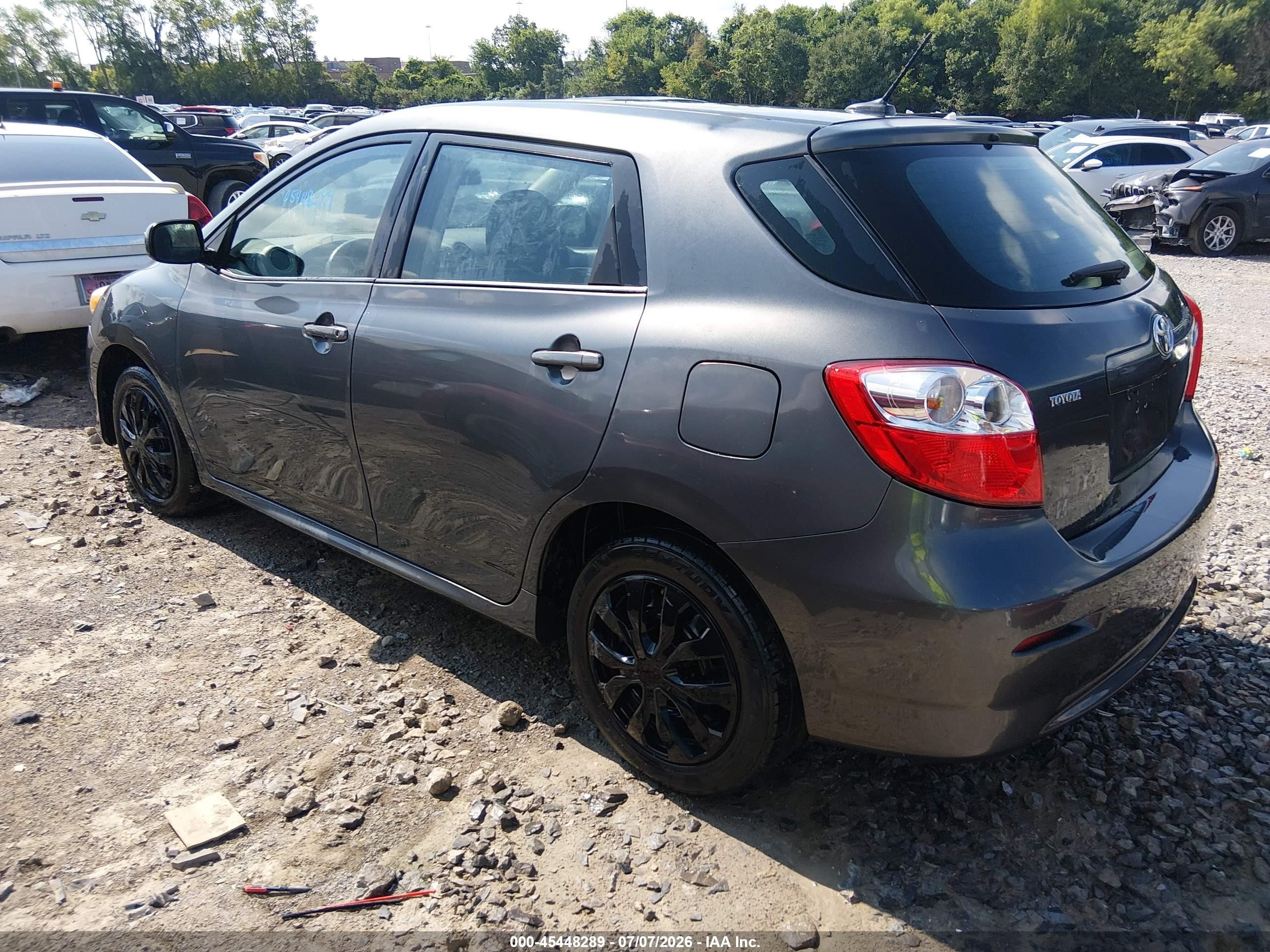 2010 Toyota Matrix   Gray vin: 2T1KU4EEXAC512574
