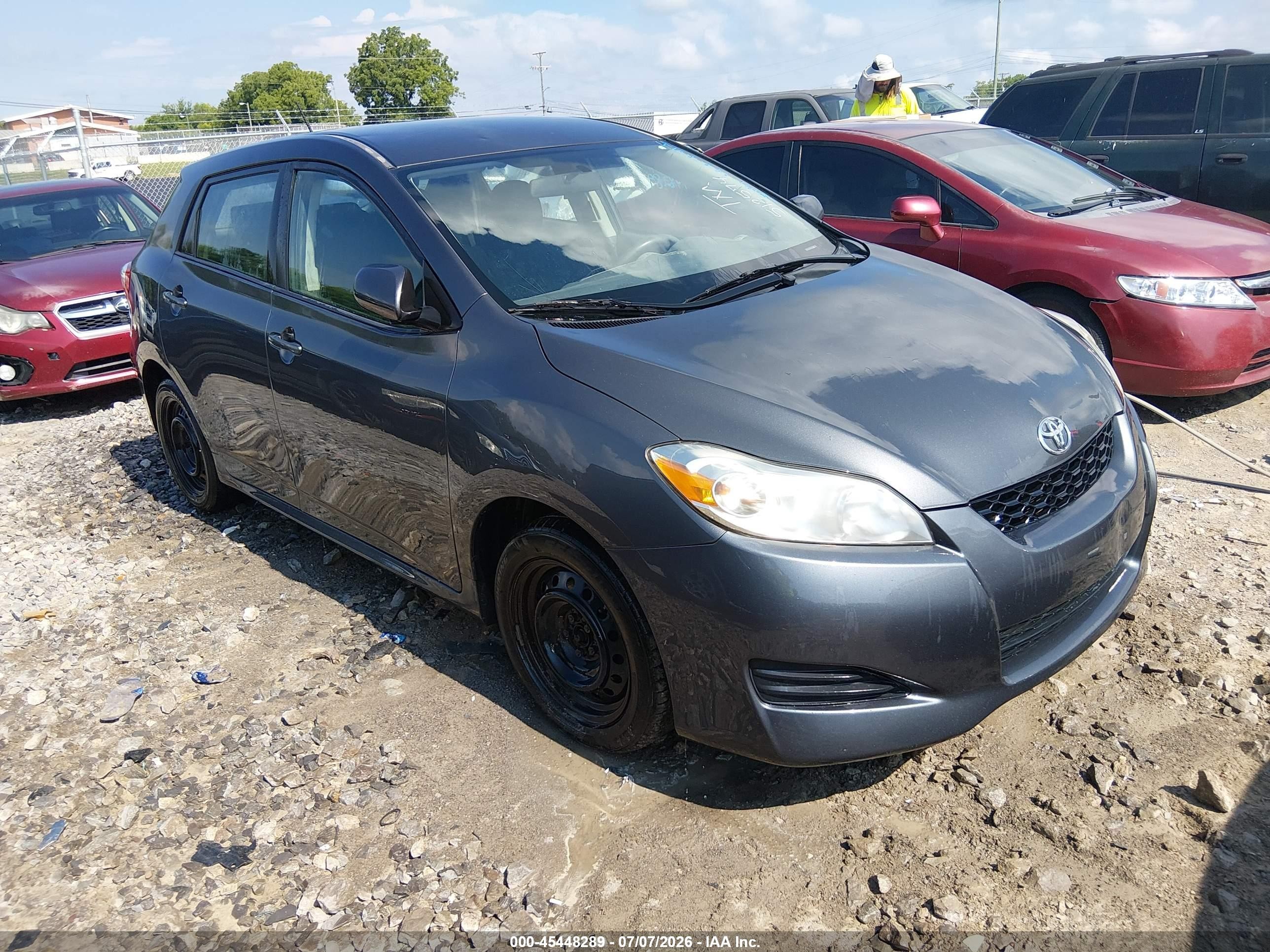 2010 Toyota Matrix   Gray vin: 2T1KU4EEXAC512574