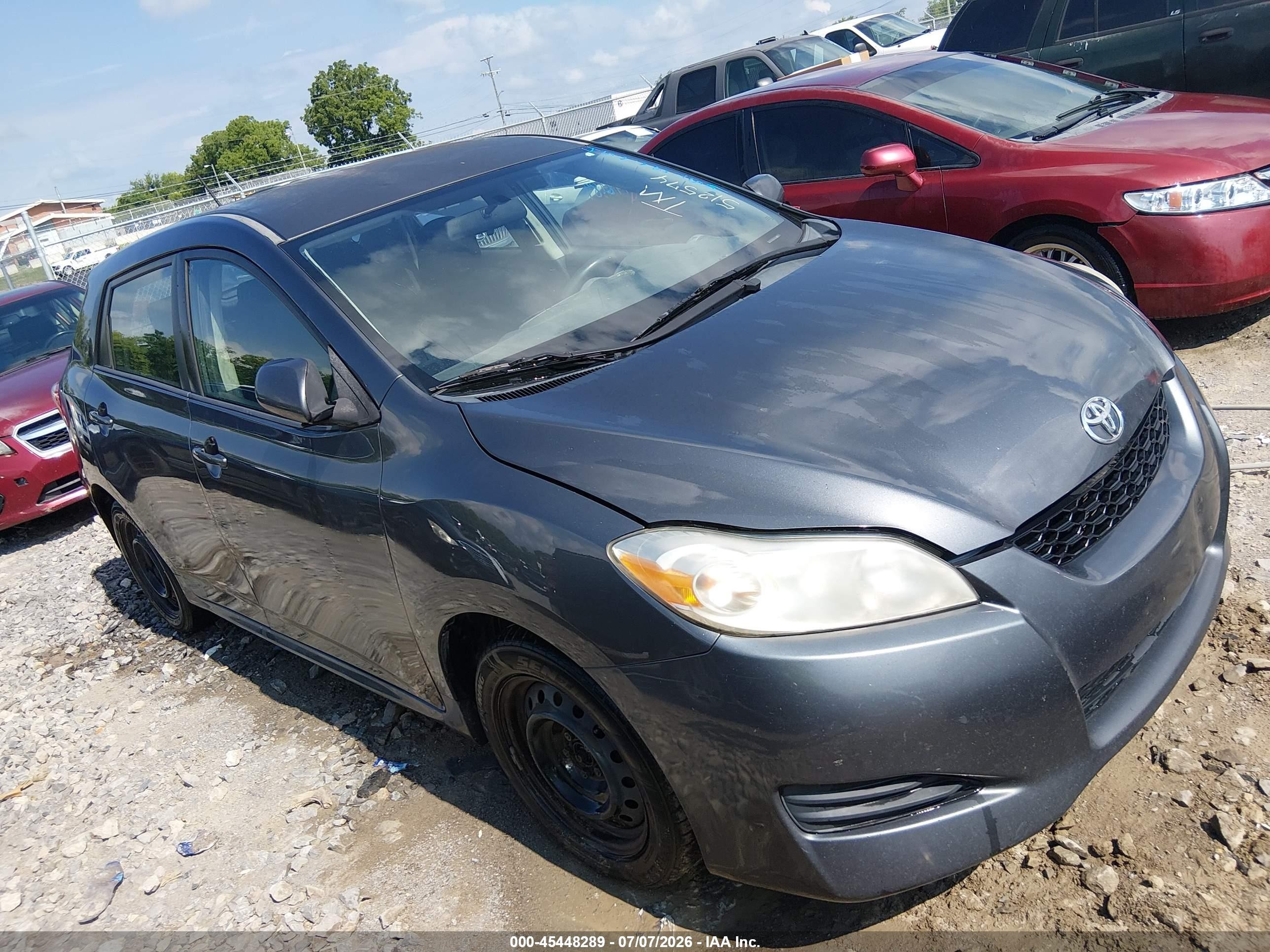2010 Toyota Matrix   Gray vin: 2T1KU4EEXAC512574