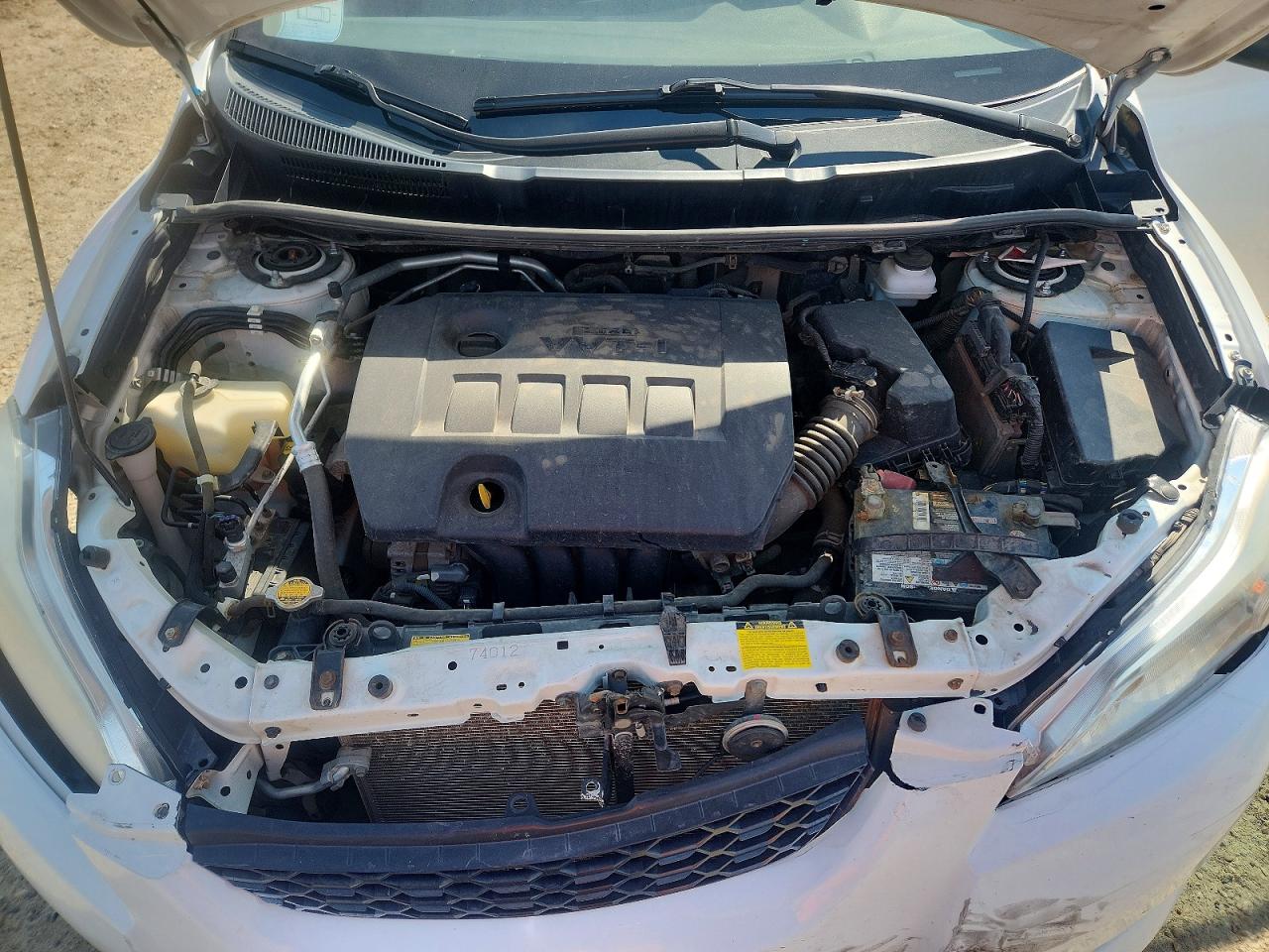 2012 Toyota Corolla Matrix L White vin: 2T1KU4EEXCC833873