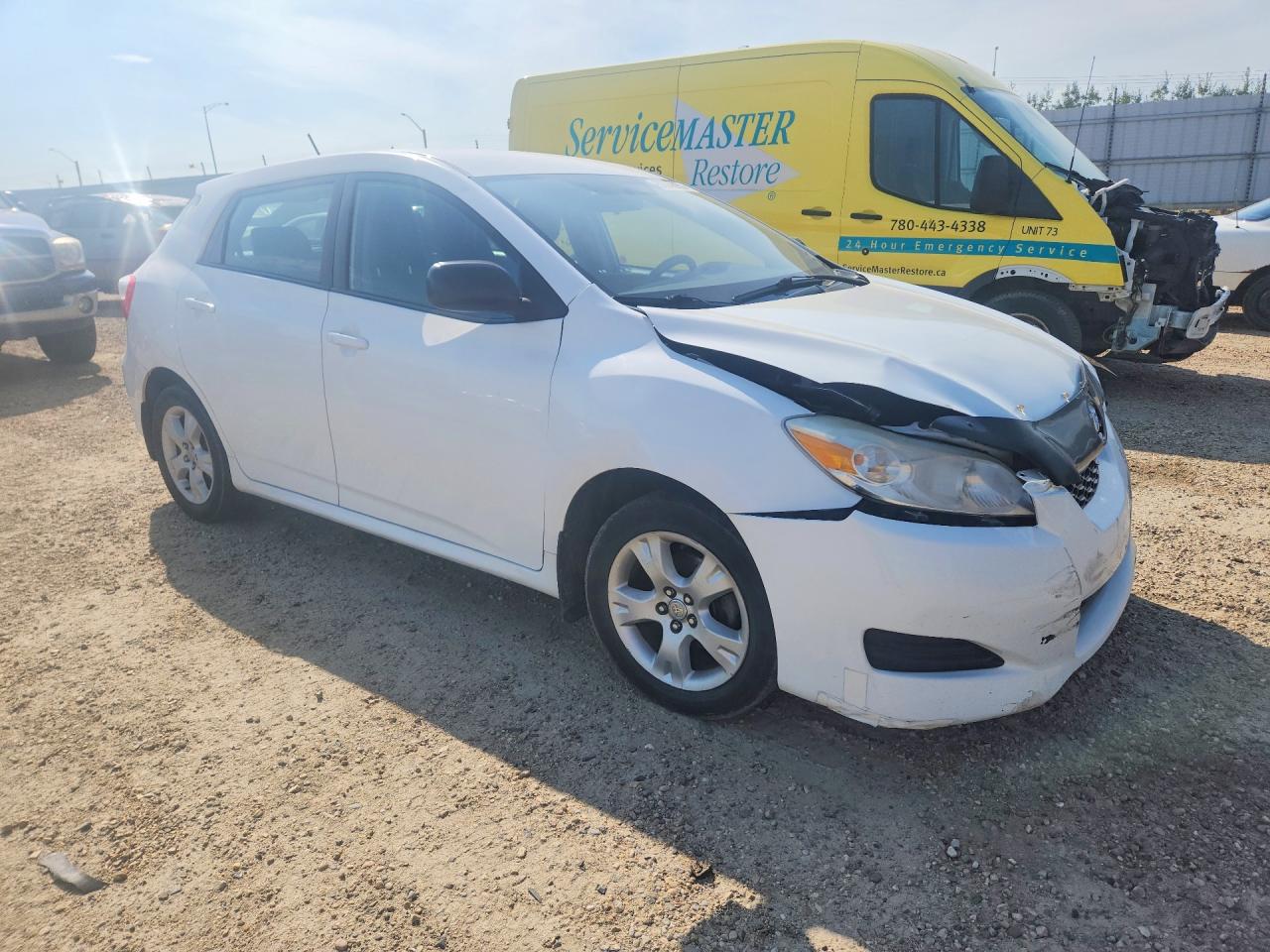 2012 Toyota Corolla Matrix L White vin: 2T1KU4EEXCC833873