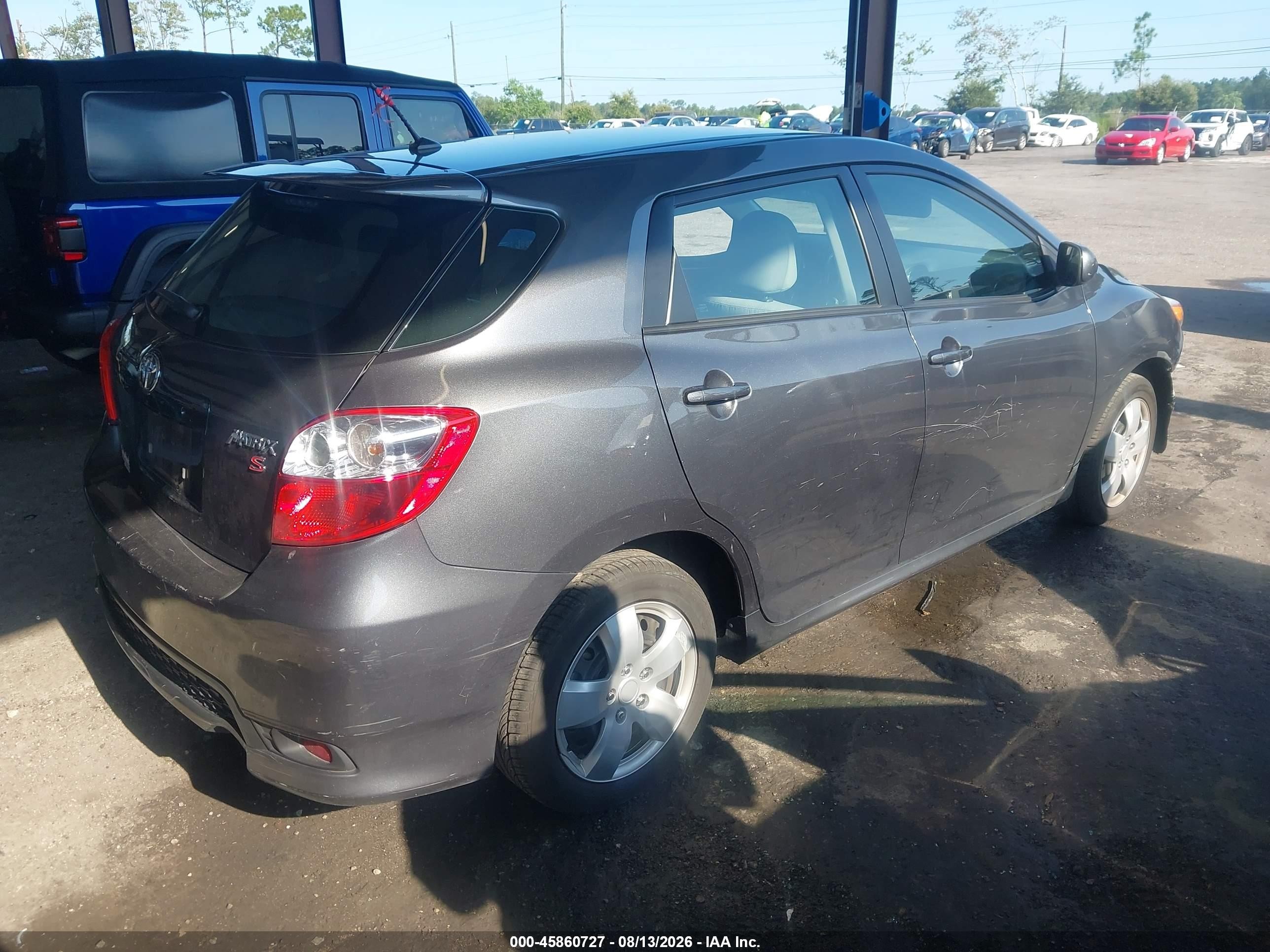 2013 Toyota Matrix L Gray vin: 2T1KU4EEXDC038601