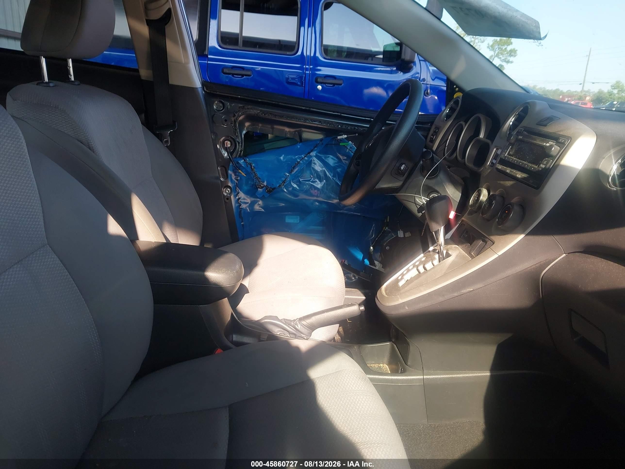 2013 Toyota Matrix L Gray vin: 2T1KU4EEXDC038601