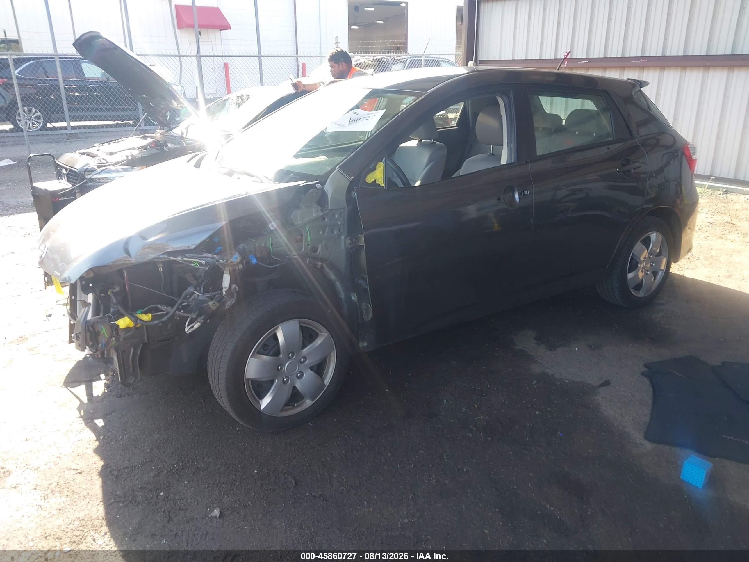 2013 Toyota Matrix L Gray vin: 2T1KU4EEXDC038601