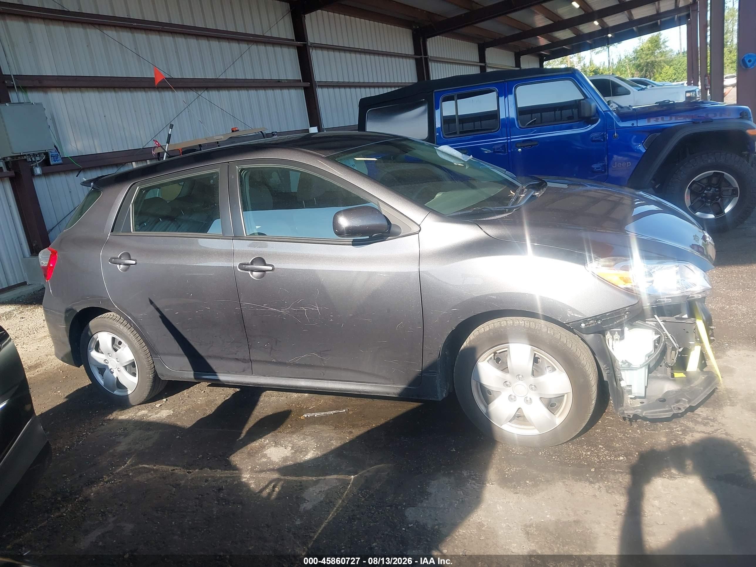 2013 Toyota Matrix L Gray vin: 2T1KU4EEXDC038601