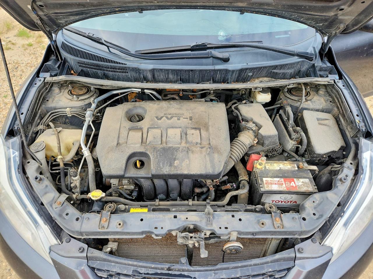 2013 Toyota Corolla Matrix Gray vin: 2T1KU4EEXDC952217