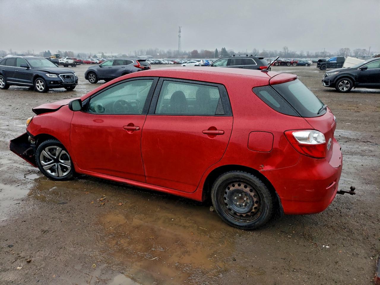 2014 Toyota Matrix Base Red vin: 2T1KU4EEXEC130938
