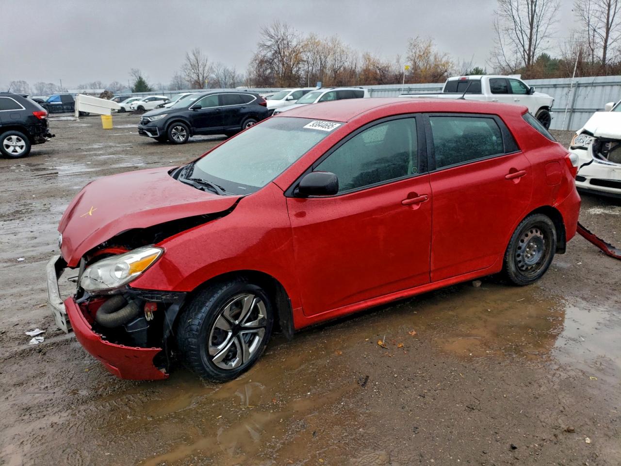 2014 Toyota Matrix Base Red vin: 2T1KU4EEXEC130938