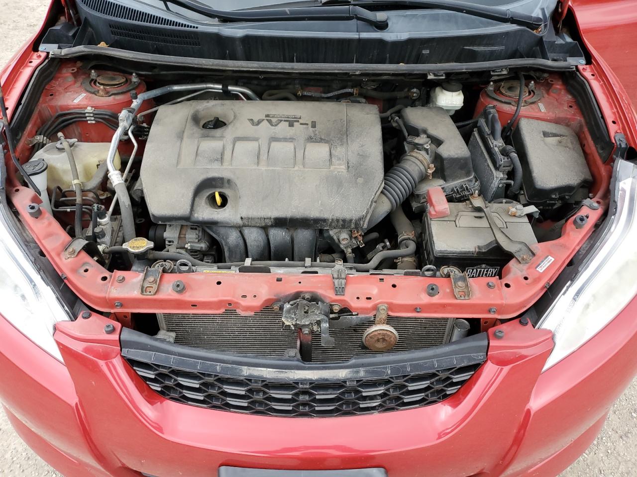 2014 Toyota Matrix Base Red vin: 2T1KU4EEXEC137016